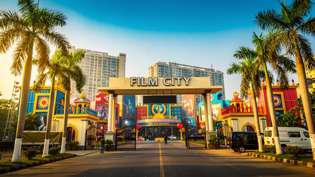 Bollywood Film City Goregaon entrance and sets